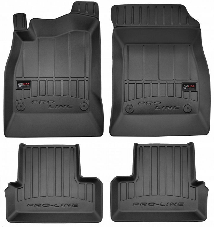 Set Covorase Auto Cauciuc Negro Lexus RC 200 2014→ Pro Line Tip Tavita 3D 3D426221