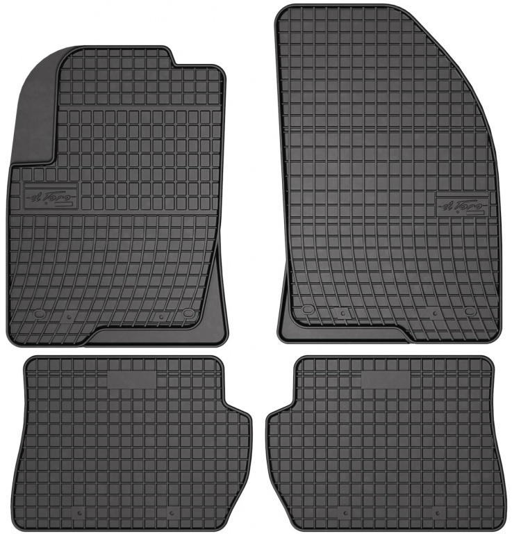 Set Covorase Auto Cauciuc Negro Mazda 2 1 2002-2007 0313