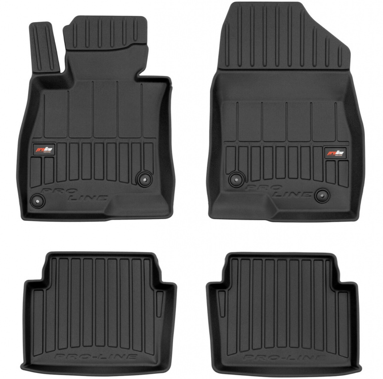 Set Covorase Auto Cauciuc Negro Mazda 3 2013-2019 Pro Line Tip Tavita 3D 3D426702