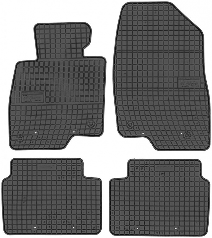 Set Covorase Auto Cauciuc Negro Mazda 3 3 2013→ 0862