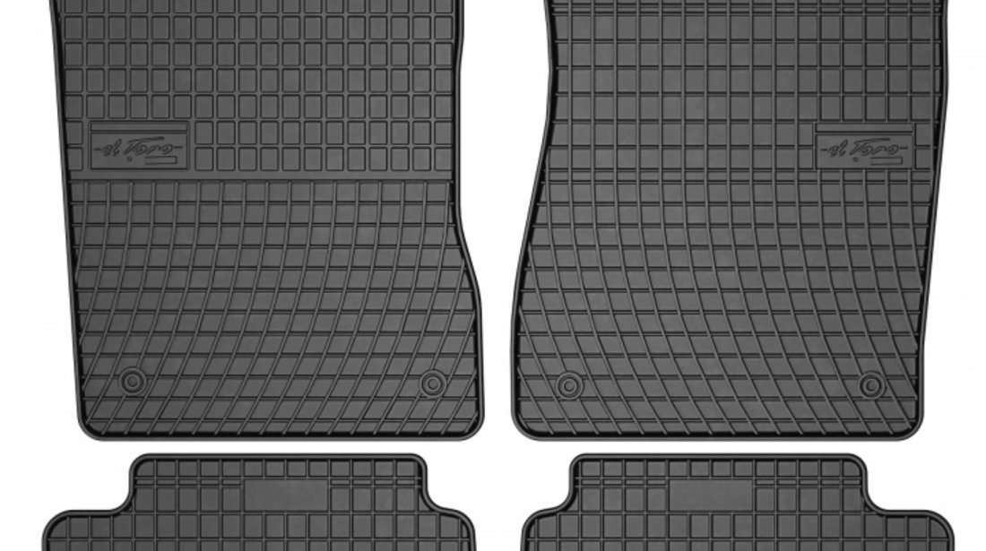 Set Covorase Auto Cauciuc Negro Mercedes-Benz CLS-Class C219 2004-2010 0780