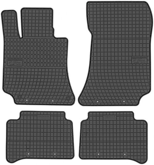 Set Covorase Auto Cauciuc Negro Mercedes-Benz CLS-Class C218 2011→ 0781