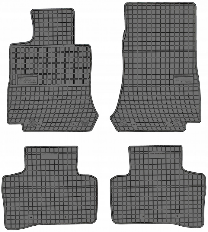 Set Covorase Auto Cauciuc Negro Mercedes-Benz EQC N293 2019→ 411326