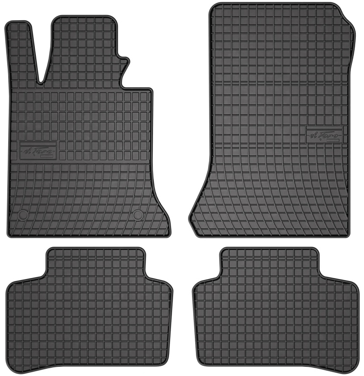 Set Covorase Auto Cauciuc Negro Mercedes-Benz GLK-Class X204 2008→ 547136