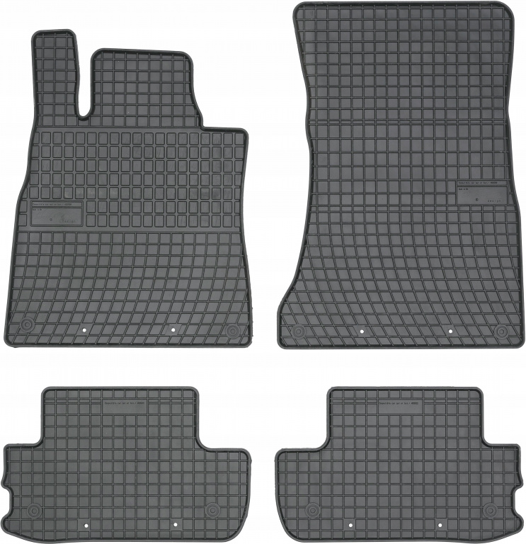 Set Covorase Auto Cauciuc Negro Mercedes-Benz S-Class W222 Coupe 2013→ 402522