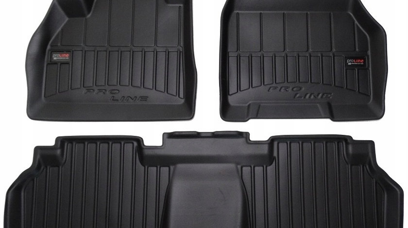 Set Covorase Auto Cauciuc Negro Mercedes-Benz Citan 415 2012-2021 Combi Pro Line Tip Tavita 3D 3D425217