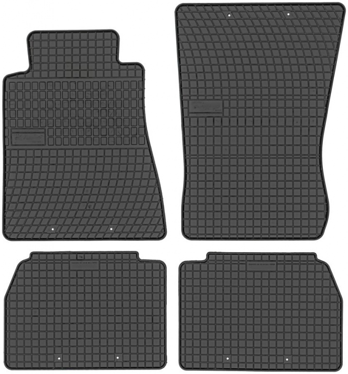 Set Covorase Auto Cauciuc Negro Mercedes-Bezn 190 W201 1982-1993 547389