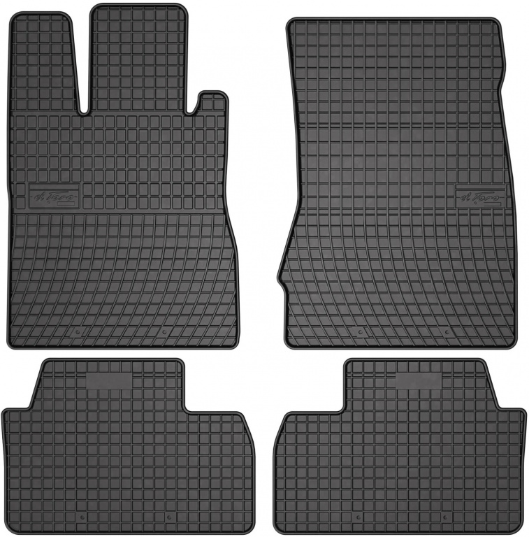 Set Covorase Auto Cauciuc Negro Mercedes-Bezn S-Class W220 1998-2005 402096