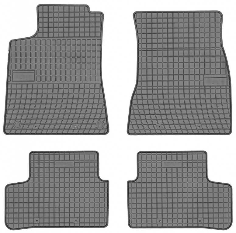 Set Covorase Auto Cauciuc Negro Mercedes-Bezn W124 1984-1997 0784