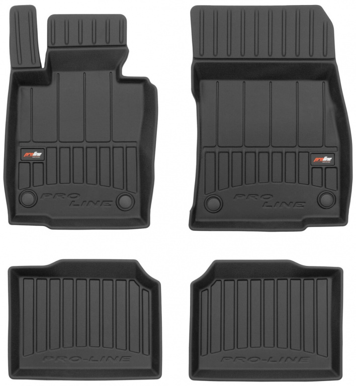 Set Covorase Auto Cauciuc Negro Mini Countryman R60 1 2010-2017 Pro Line Tip Tavita 3D 3D409545