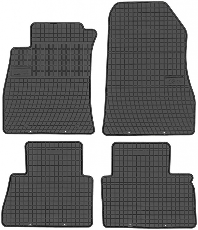 Set Covorase Auto Cauciuc Negro Nissan Juke 2010→ 0452