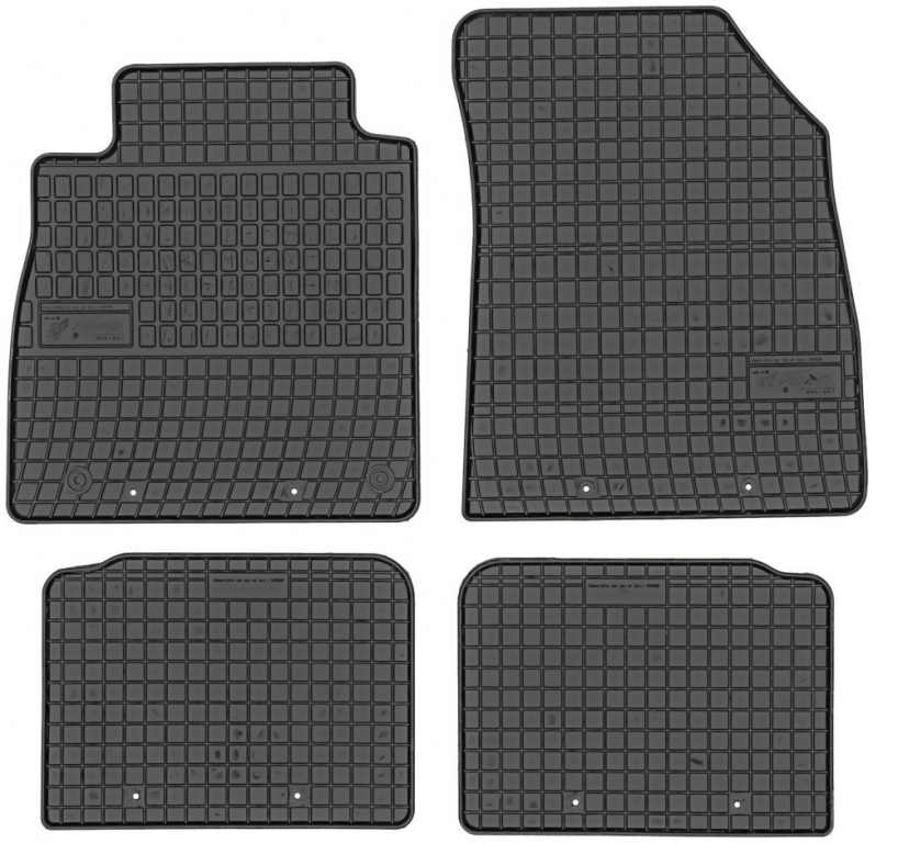 Set Covorase Auto Cauciuc Negro Nissan Micra K14 2017→ 547945