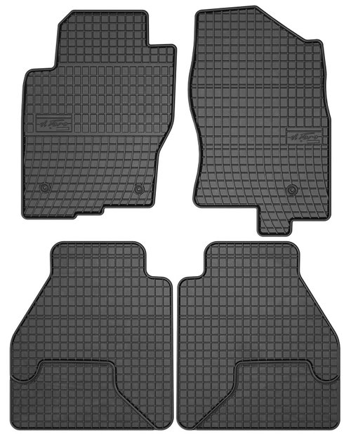 Set Covorase Auto Cauciuc Negro Nissan Navara 2010→ 0454