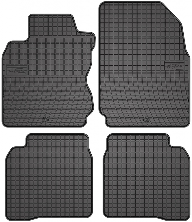 Set Covorase Auto Cauciuc Negro Nissan Note 1 2006-2012 0453