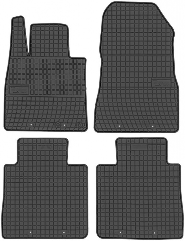 Set Covorase Auto Cauciuc Negro Nissan Note 2 2013→ 0456