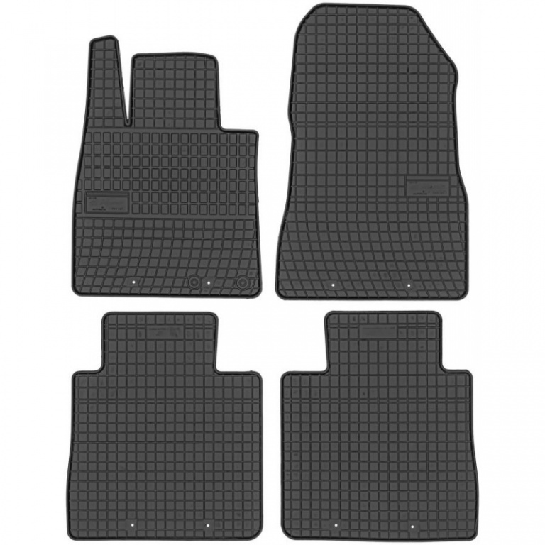 Set Covorase Auto Cauciuc Negro Nissan Note 2 2013→ Cod: 0456