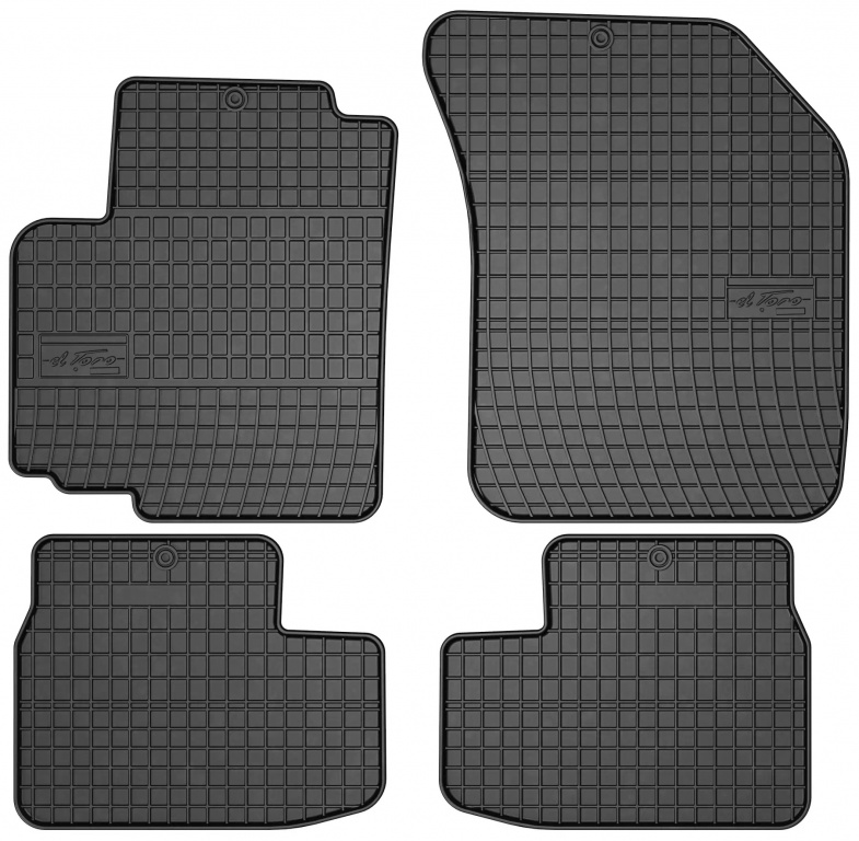 Set Covorase Auto Cauciuc Negro Opel Agila B 2008→ 0603