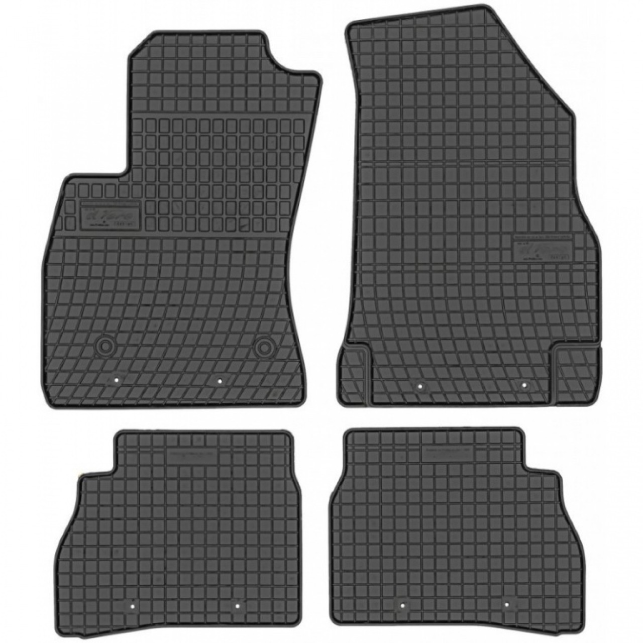 Set Covorase Auto Cauciuc Negro Opel Combo D 2011→ Cod: 0910