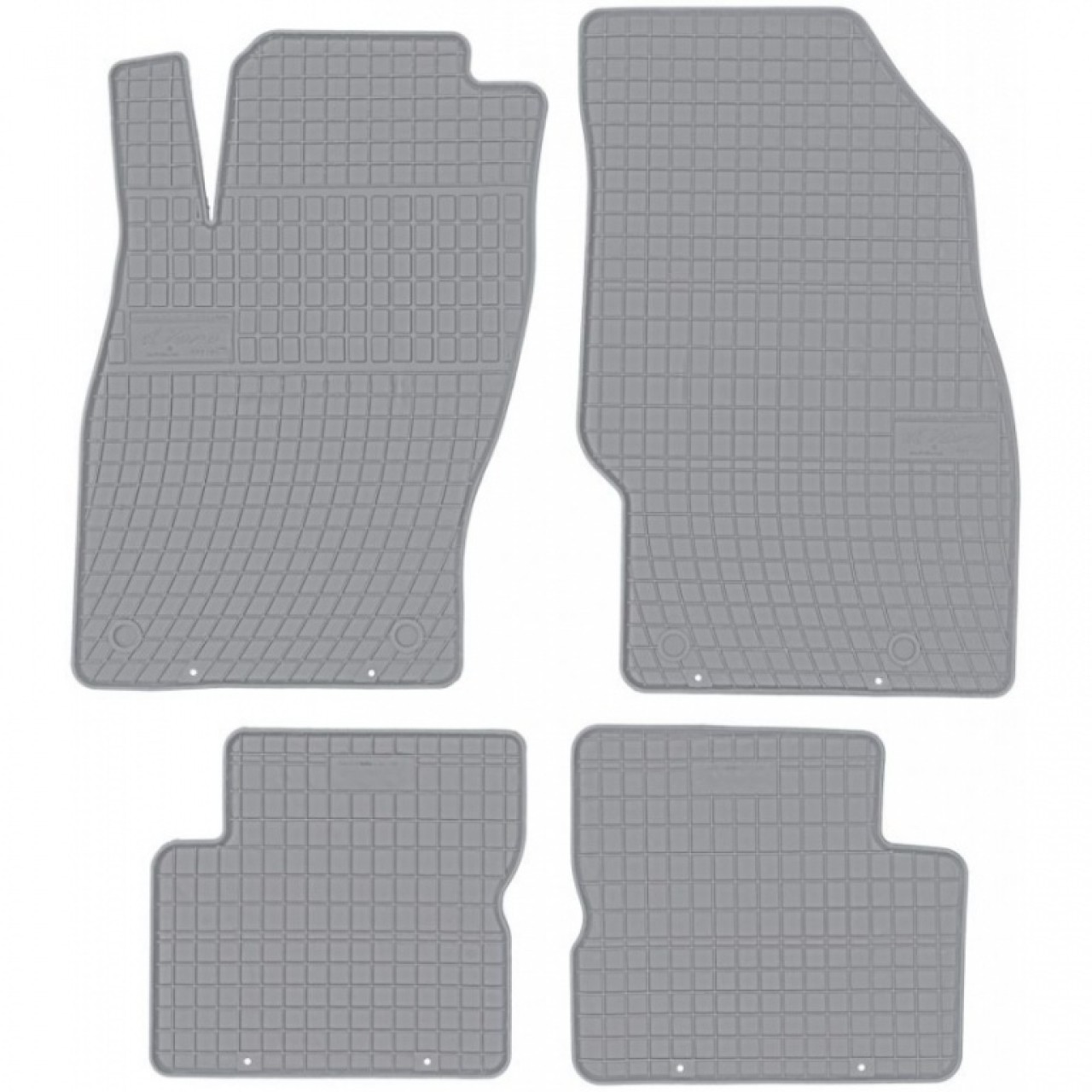 Set Covorase Auto Cauciuc Negro Opel Corsa D 2006-2014 Gri Cod: GR0692