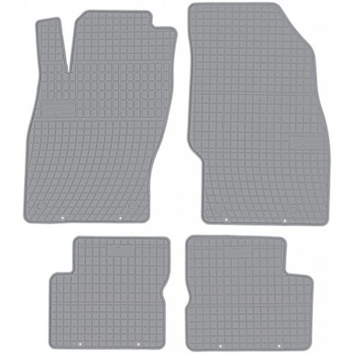 Set Covorase Auto Cauciuc Negro Opel Corsa D 2006-2014 Gri Cod: GR0692