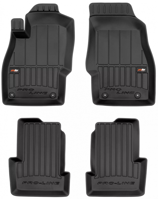 Set Covorase Auto Cauciuc Negro Opel Corsa E 2014→ Pro Line Tip Tavita 3D 3D407169