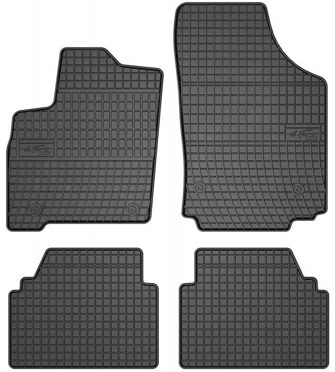 Set Covorase Auto Cauciuc Negro Opel Meriva A 2003-2010 543015