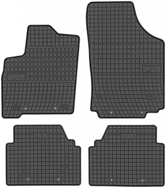 Set Covorase Auto Cauciuc Negro Opel Meriva A 2003-2010 543015