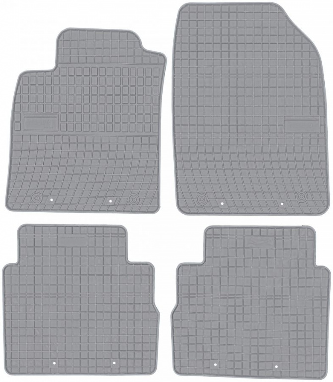 Set Covorase Auto Cauciuc Negro Opel Vectra C Combi 2003-2008 Gri GR0703C