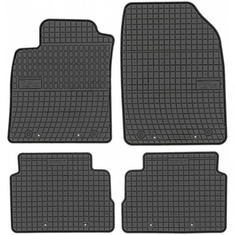 Set Covorase Auto Cauciuc Negro Opel Vectra C 2002-2008 Cod: 0703