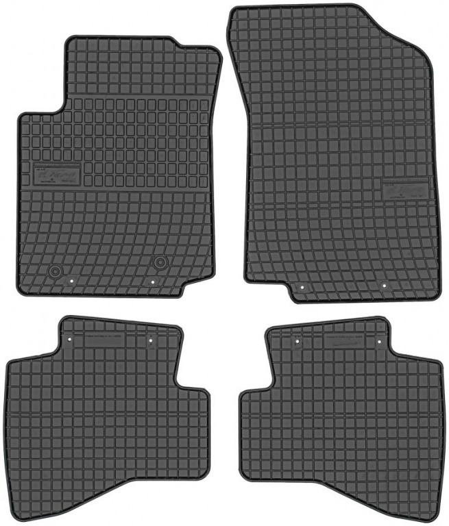 Set Covorase Auto Cauciuc Negro Peugeot 108 2014→ 542735