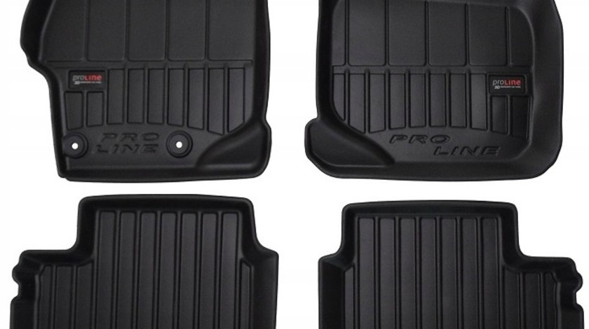 Set Covorase Auto Cauciuc Negro Peugeot 208 2012→ Pro Line Tip Tavita 3D 3D425200