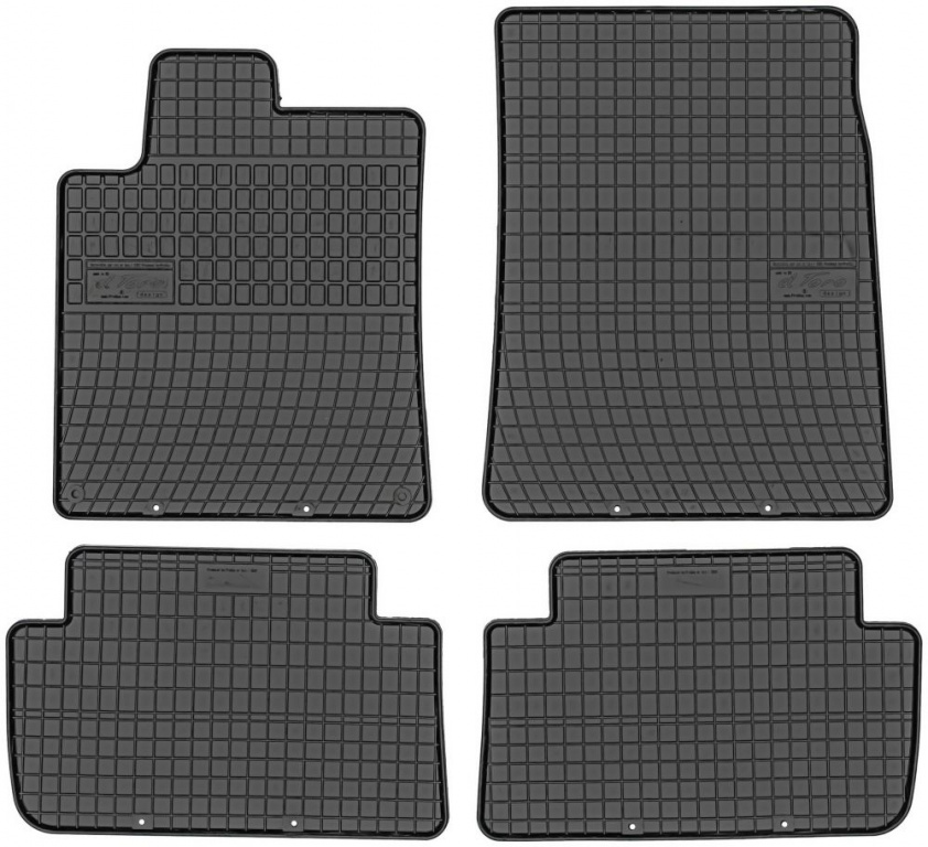 Set Covorase Auto Cauciuc Negro Peugeot 407 2004→ 0634