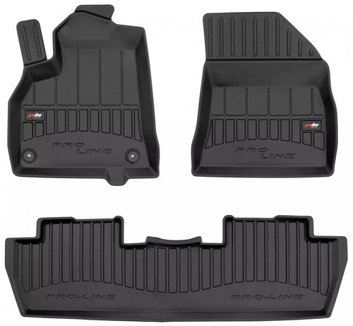 Set Covorase Auto Cauciuc Negro Peugeot 5008 1 2009-2017 Pro Line Tip Tavita 3D 3D408722