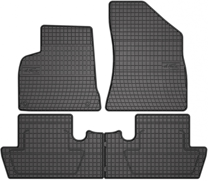 Set Covorase Auto Cauciuc Negro Peugeot 5008 2009-2017 0641