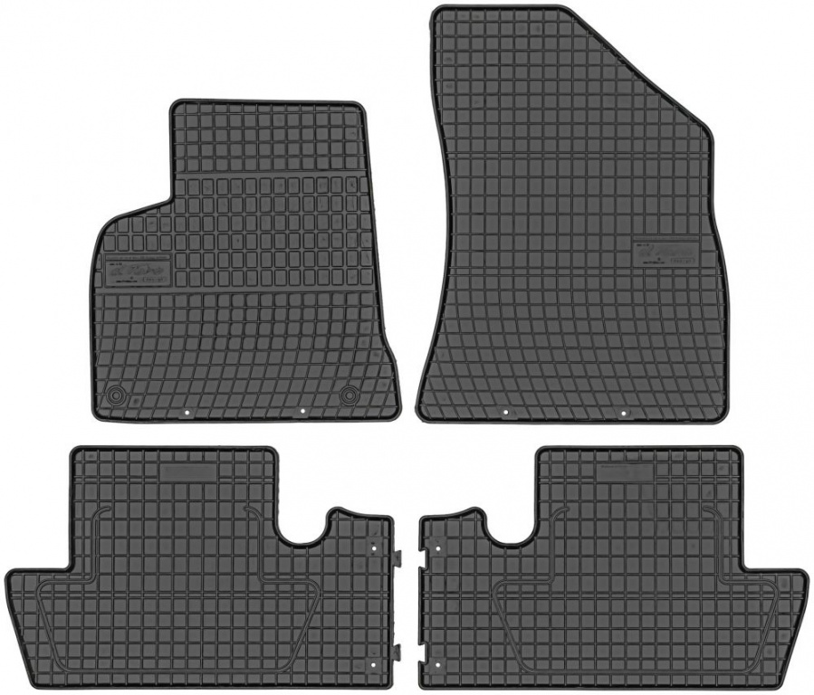 Set Covorase Auto Cauciuc Negro Peugeot 5008 2009→ 0641