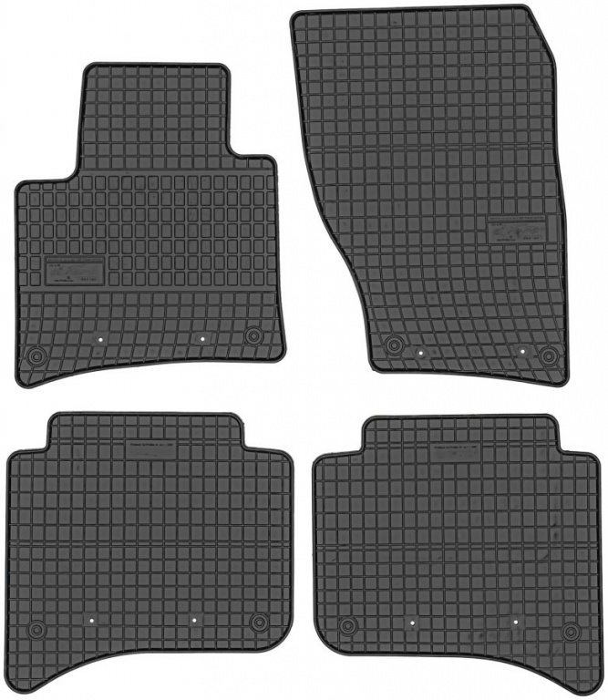 Set Covorase Auto Cauciuc Negro Porsche Cayenne 2 2010-2017 0407
