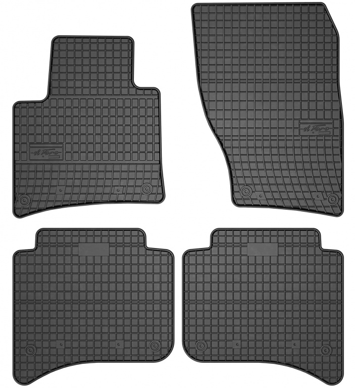 Set Covorase Auto Cauciuc Negro Porsche Cayenne 2 2010-2017 0407