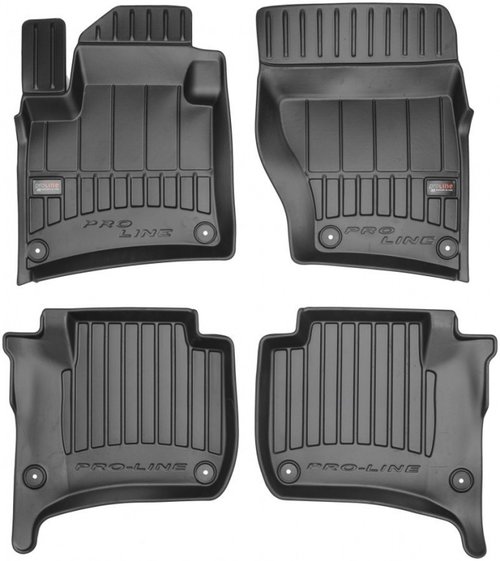 Set Covorase Auto Cauciuc Negro Porsche Cayenne 2 92A 2010→ Pro Line Tip Tavita 3D 3D407671