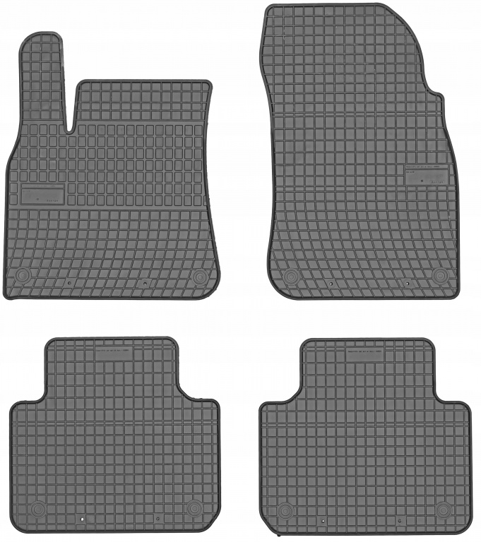 Set Covorase Auto Cauciuc Negro Porsche Cayenne 3 2017→ 410541