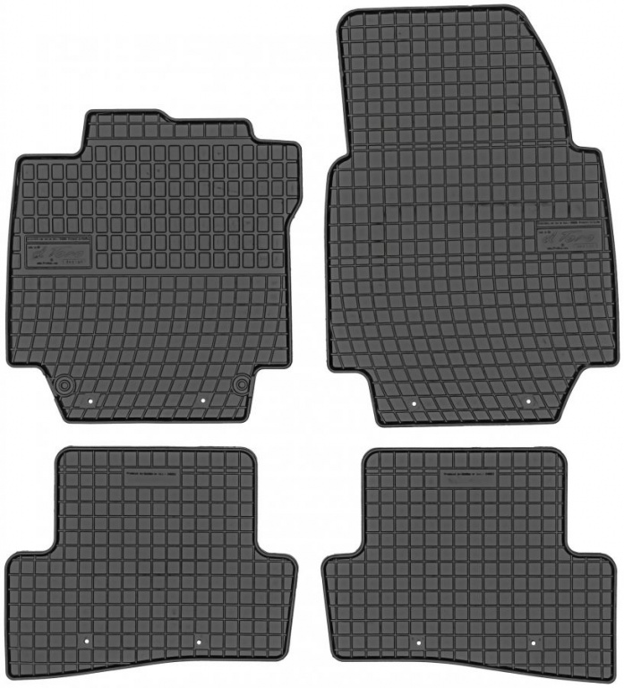 Set Covorase Auto Cauciuc Negro Renault Captur 2013→ 546931