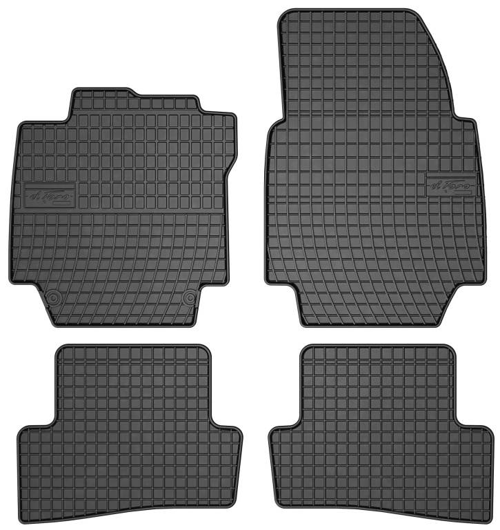 Set Covorase Auto Cauciuc Negro Renault Captur 2013→ 546931