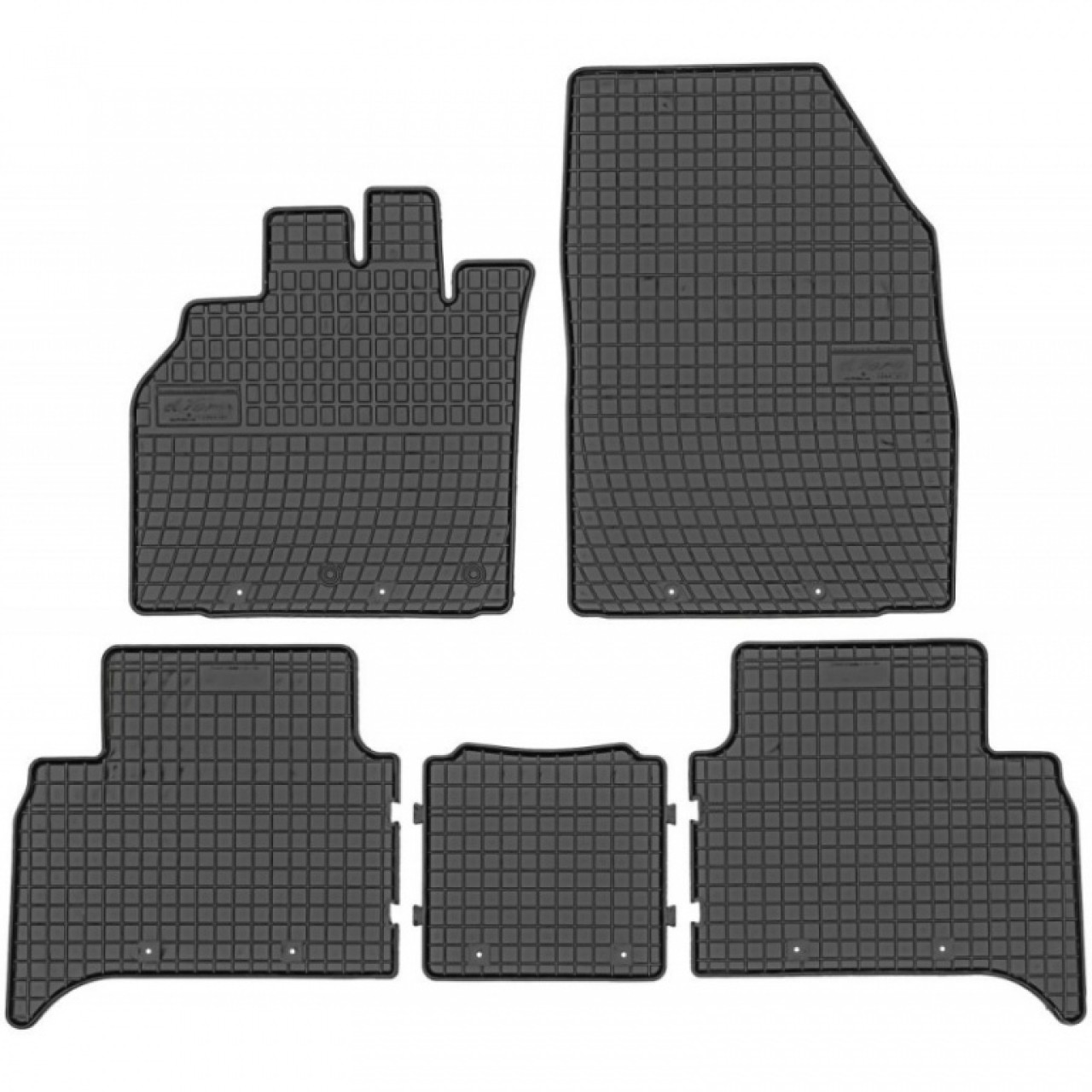 Set Covorase Auto Cauciuc Negro Renault Scenic 2 2003-2009 Cod: 0754