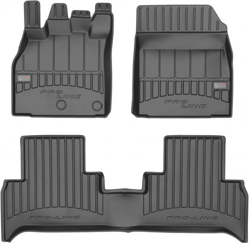 Set Covorase Auto Cauciuc Negro Renault Scenic 3 2009-2016 Pro Line Tip Tavita 3D 3D408845