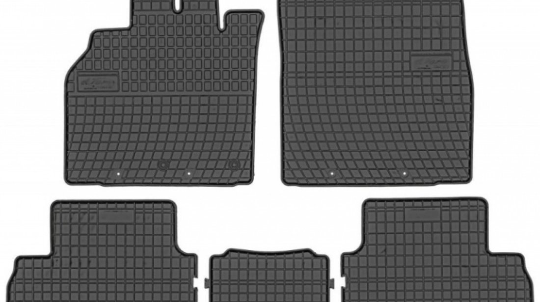 Set Covorase Auto Cauciuc Negro Renault Scenic 3 2009→ Cod: 0754