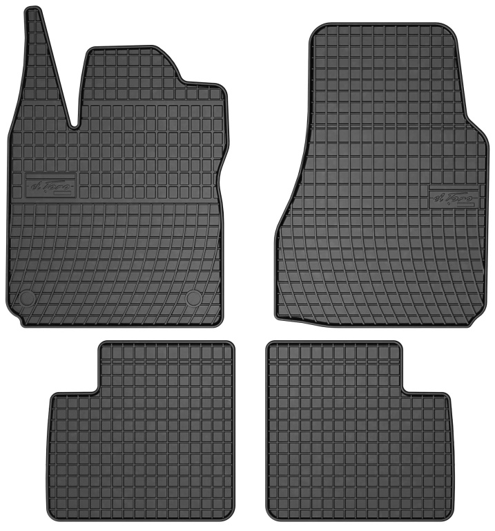 Set Covorase Auto Cauciuc Negro Renault Twingo 2 2007-2014 547198