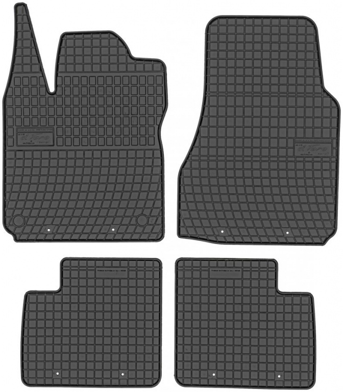 Set Covorase Auto Cauciuc Negro Renault Twingo 2 2007-2014 547198