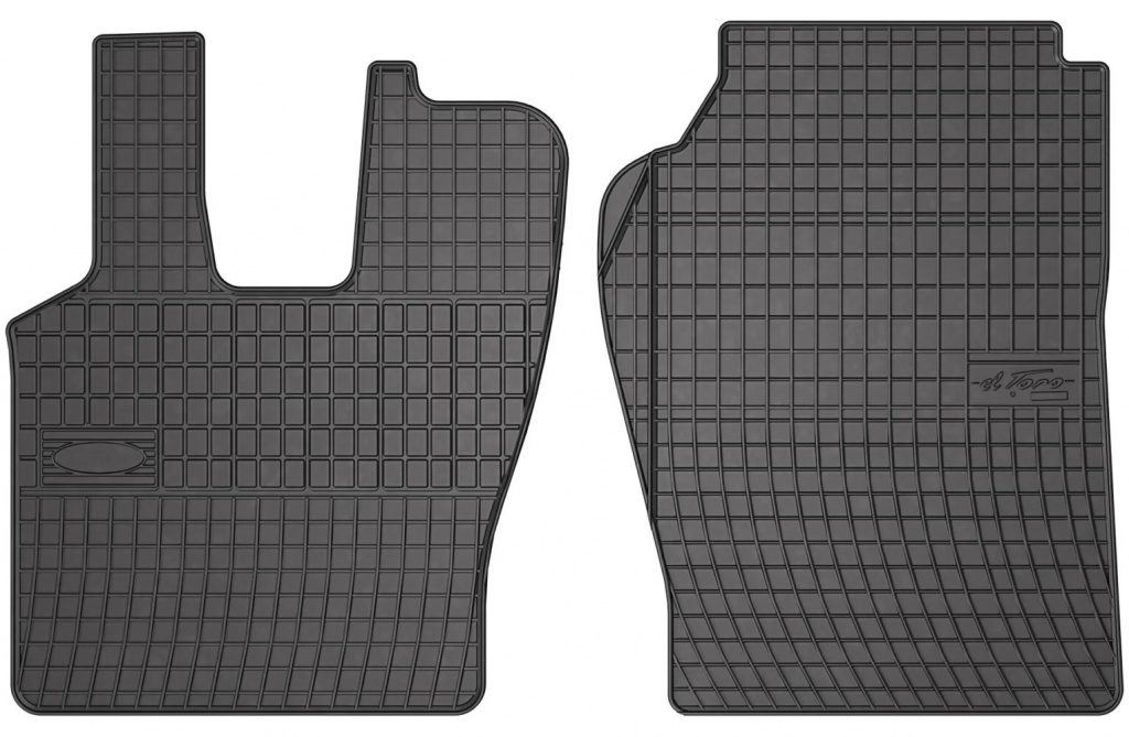 Set Covorase Auto Cauciuc Negro Scania P 2004→ 0076P