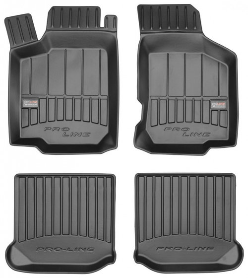 Set Covorase Auto Cauciuc Negro Seat Toledo 2 1999-2004 Pro Line Tip Tavita 3D 3D408142