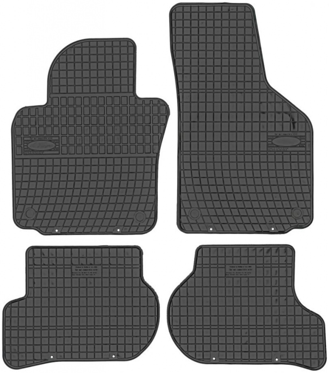 Set Covorase Auto Cauciuc Negro Seat Toledo 3 2005-2012 0361