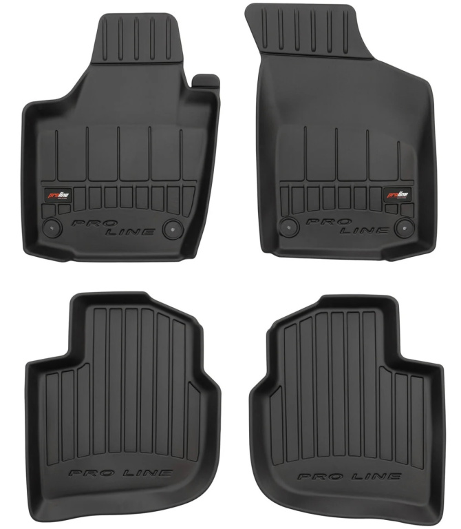Set Covorase Auto Cauciuc Negro Seat Toledo 4 2012→ Pro Line Tip Tavita 3D 3D407480